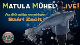 Matula Műhely Live! - Szári Zsolttal | A Balaton élővilága és halai, Ave Pelso, Novellák