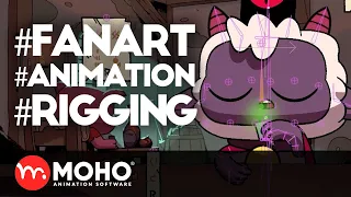 What a wicked fan art animation by @luchq made with Moho! 🔥🔥🔥