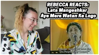 Rebecca Reacts: Lata Mangeshkar - Aye Mere Watan Ke Logo