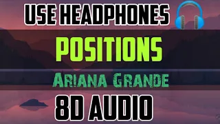 (8D Audio) Positions - Ariana Grande Official Live Performance  || MSE