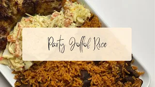 PARTY JOLLOF RICE | BEEF JOLLOF | GHANA JOLLOF RECIPE| FROM SCRATCH