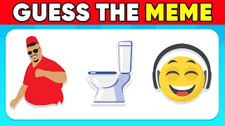 Guess The Meme By Emoji #2 | Skibidi Toilet, One Two Buckle My Shoe, Skibidi Dom Dom Yes Yes