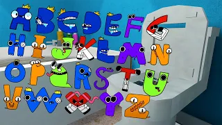 🚽 TOILET ALL RAINBOW FRIENDS ALPHABET LORE (A-Z) FAMILY SPARTAN KICKING Garry's Mod