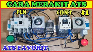 How to Assemble the PLN ATS (Automatic Transfer Switch) Panel to the Generator With a Contactor