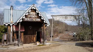 EXPLORING an ABANDONED mountain top WILD WEST AMUSEMENT PARK - GHOST TOWN IN THE SKY