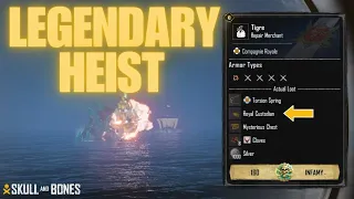 Skull and Bones: Completing Legendary Treasure Heist (Royal Custodian Armor)