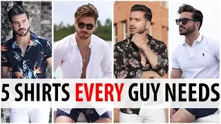 5 Summer Shirts Every Guy Needs | Men's Fashion | Alex Costa