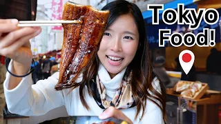 Tokyo Street Food - Tsukiji Fish Market, Sensoji temple, Ueno park, Sakura Trees🇯🇵