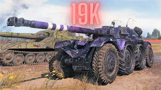 World of Tanks Panhard EBR 105  19K Assist + Damage & EBR 105  19K