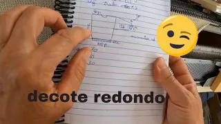 Como fazer decote redondo em blusa fechada em tricô à máquina