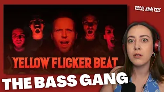 THE BASS GANG Yellow Flicker Beat ft. Colm McGuinness | Vocal Coach Reacts (& Analysis)