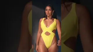 Sienna May Gomez Miami Swim Week 2023 See more:-@RonaldWayne_  #bikini #runway #shorts #girls