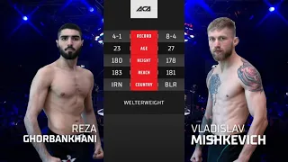 Реза Горбанхани vs. Владислав Мишкевич | Reza Gorbankhani vs. Vladislav Mishkevich | ACA 144