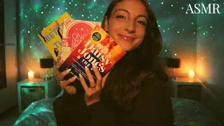 Book ASMR | Relaxing Whispered Rambling with Tingly Book Triggers (Tapping, Gripping, Tracing)📚