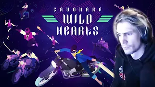 xQc Plays Sayonara Wild Hearts with Chat! (Full Playthrough) | xQcOW