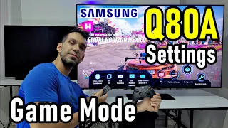 Samsung Q80A: Settings Game Mode HDR and SDR - Smart TV 4K