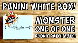 OPENING A PANINI BASKETBALL WHITE BOX 1/1!! HUGE One Of One Rookie Patch Autograph Hit!! 🔥🔥🔥