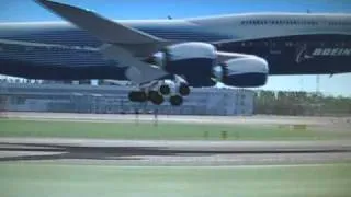 FS2004 Boeing 747-8 Intercontinental First Landing SMOOTH!!