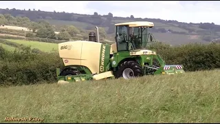 Mowing for Silage with Krone BigM