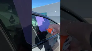 Using tape to open the car's window!