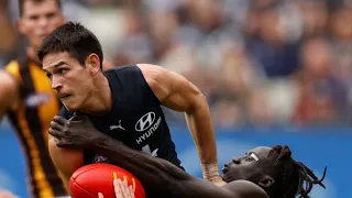 Zac Fisher - Highlights - AFL Round 3 2022 - Carlton Blues vs Hawthorn Hawks