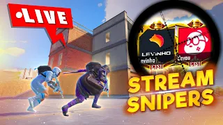 STREAM SNIPERS vs LEVINHO & SEVOU 😱 PUBG MOBILE