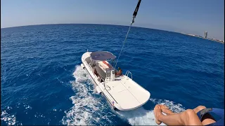 Parachute in Nissi Beach - Ayia Napa, Cyprus 2022
