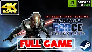 Star Wars: The Force Unleashed | 𝗙𝗨𝗟𝗟 𝗚𝗔𝗠𝗘 | Gameplay/Walkthrough [NO COMMENTARY/RTX 3090/60FPS/4K]