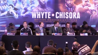 WATCH: Chisora throws table at Whyte