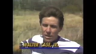 1991 harness driver Walter Case Jr from Harness Racing '91