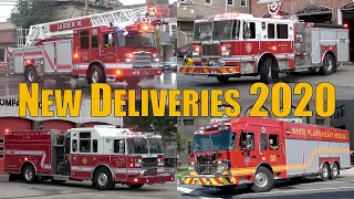 Fire Trucks Responding Compilation - New Deliveries 2020