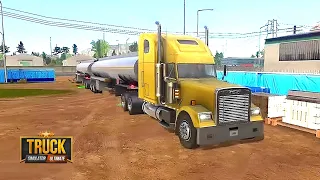 Freightliner 2001 with Double Tanker - Gameplay | Truck Simulator Ultimate