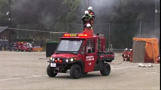 令和6年八女市消防出初式　救助総合訓練