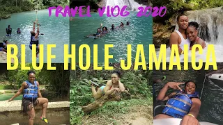 BLUE HOLE JAMAICA || SPANISH BRIDGE // WHITE RIVER OCHO RIOS (TOP Ja. ATTRACTION) TRAVEL VLOG 2020!