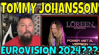 EUPHORIA (Loreen) - TOMMY JOHANSSON | OLDSKULENERD REACTION