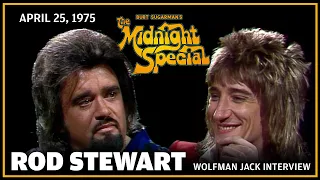 Rod Stewart Interview w/ Wolfman Jack - The Midnight Special