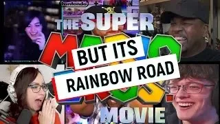 The internet reacts to the super mario bros movie trailer #2 !!... But its Rainbow Road HYPE