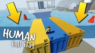 ЧТО БУДЕТ ЕСЛИ ВЫПЛЫТЬ ЗА КРАЙ КАРТЫ в Human Fall Flat !!!