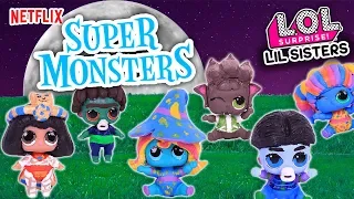 SUPER MONSTERS Toys from NETFLIX Custom LIL SISTERS LOL SURPRISE Dolls - Toy Transformations