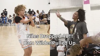 Cam Wilder Pulls Up To Watch Niles Drop 40!!! | Balling On The Beach
