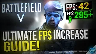 🔧 Battlefield V: Dramatically increase performance / FPS with any setup! BFV / BF5 FPS Boost