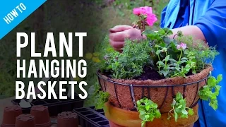 A Guide To Hanging Basket Plants & Flowers #gardening #tips