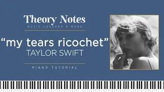 my tears ricochet - Taylor Swift | Piano Tutorial