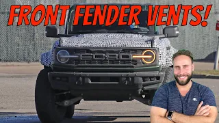 New 2022 Ford Bronco Raptor Design Detail Uncovered!