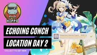 ECHOING CONCH EVENT LOCATION DAY 2  #1 (Enough to Obtain Barbara's Summer Outfit) | Genshin Impact