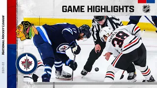 Blackhawks @ Jets 2/14/22 | NHL Highlights