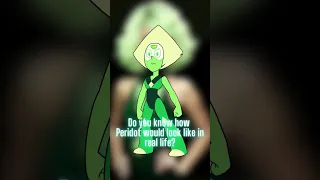 Peridot 💚 from "Steven Universe" in real life #ai #stevenuniverse #peridot #shorts