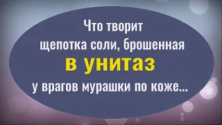 Бросьте это в унитаз и порча вернётся туда откуда пришла