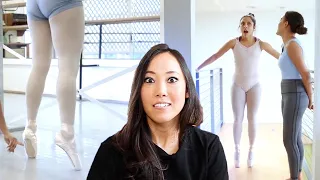 pointe shoe fitter reacts to MICHELLE KHARE BALLET