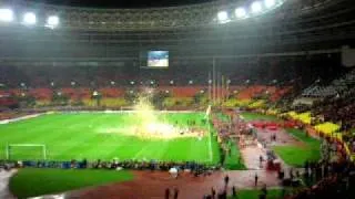 MOSCOW 2008 United fans singing "Glory Glory Man United"